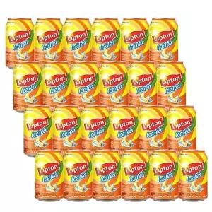 롯데 립톤 아이스티 복숭아 제로 355ml 24캔
