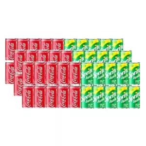 코카콜라 190ml 30캔+스프라이트 190ml 30캔(소캔)