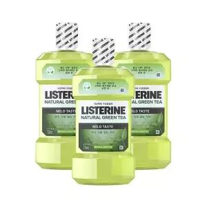 [존슨즈] 존슨앤존슨 리스테린 내추럴 그린티 마일드 750ml x 3개