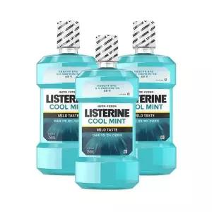 [존슨즈] 존슨앤존슨 리스테린 쿨민트 마일드 750ml x 3개