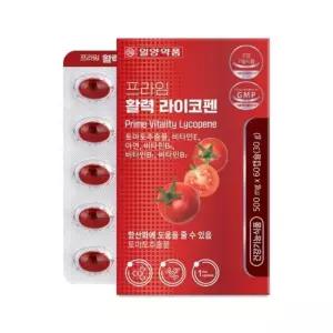 건강다락방 일양약품 프라임 활력 라이코펜 500mg 60캡슐 항산화 영양제