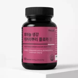 건강다락방 흑마늘 생강 치커리뿌리 플로라 정 600mg x 60정