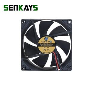 듀얼 볼 베어링 컴퓨터 케이스 냉각 선풍기, CPU 90mm, 9cm, 9025 9225, 90x90x25mm, DC 5V, 12V, 2 핀
