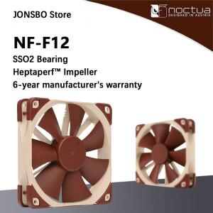 Noctua NF-F12 컴퓨터 케이스 냉각 팬, 데스크탑 CPU 공기 120mm PWM 댐핑 조용한 라디에이터