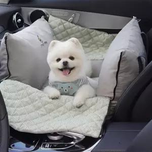 사계절 차량용 애견침대 강아지카시트 그레이