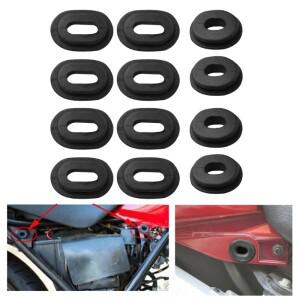 오토바이 고무 그로밋 바디 사이드 커버 페어링 와셔 골드윙 볼트, 혼다 CG125 CB500 XL 100