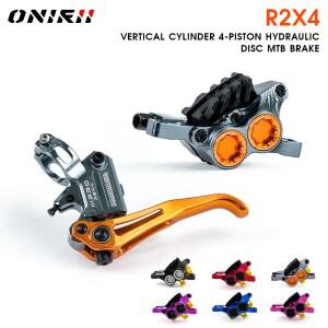 2025 ONIRII IIIPRO R2X4 MTB 유압식 디스크 브레이크 4피스톤 내부 케이블 퀵 릴리즈 캘리퍼 클라이밍, AM