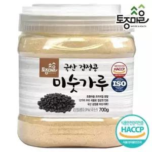 토종마을 HACCP인증 국산 검정콩미숫가루 700g
