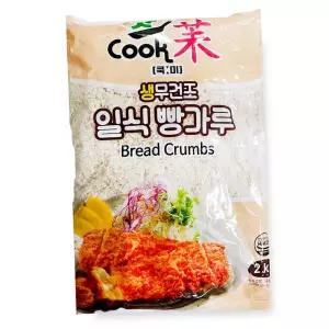튀김용 생무건조 일식 빵가루 2kg 간편식
