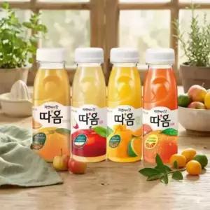 빙그레 자연에서 갓 따옴 주스 오렌지 자몽 사과 천혜향 235ml 20개 모음