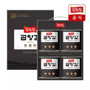 [광천김선물세트] 곱창김 캔김 4캔 선물세트 (곱창캔 4캔)