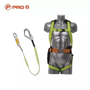PRO6 전체식 안전벨트 추락방지 산업용 TA-23 형광