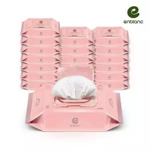 [NS홈쇼핑]앙블랑 물티슈 세이프 인디핑크 캡형 72매X20팩 N-IC20[36107695]