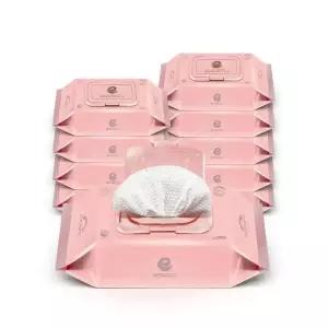 [NS홈쇼핑]앙블랑 물티슈 세이프 인디핑크 캡형 72매x10팩 N-IC10[36107696]