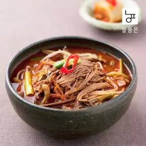 [NS홈쇼핑]늘품은 육개장 600g x 9팩(국내산 파, 푸짐한 소고기 얼큰한 전통 육개장)..[36107983]