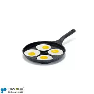 키친아트 인덕션용 4구 멀티팬 후라이팬 에그팬