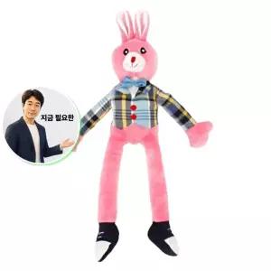 지금 필요한 애견토이 소프트 터그놀이 롱토끼 바닐라향 1P 삑삑이 강아지