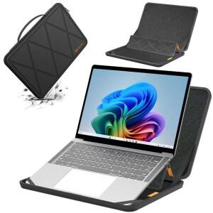 13.8인치 마이크로소프트 서피스 랩탑용 스탠드가 포함된 SMATREE MS35 하드 케이스 | 랩탑 랩탑 7 13.3인치 DELL LATITUDE 7340 또는 2-IN-1과 호환됩니다