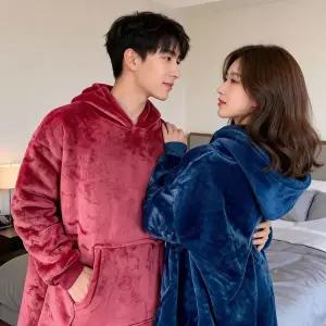 극세사 방콕 잠옷 겨울 실내 데일리 홈웨어 홈카페 캠핑 스타일