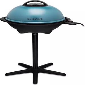 Cuisinart 실내외 겸용 전기 그리들 평평한 상판 논스틱 조리면을 갖춘 2-in-1 휴대용 바비큐 그릴 온도
