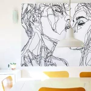L 포스터 그림 가림천 인테리어액자 신혼집 벽장식
