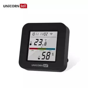 LCD온습도센서+만능IR리모컨 유니콘IOT 스마트 제어통합 냉난방 에어컨 TS-HR11 WIFI방식