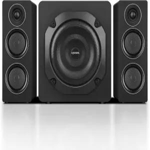서브우퍼가 장착된 ZQMMSPK 컴퓨터 스피커 데스크톱 PC용 2.1 게이밍 시스템 160W RMS 8인치 딥 베이스