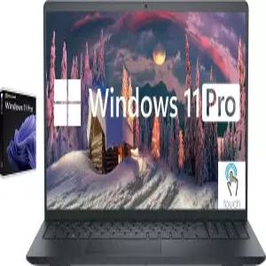 Dell Inspiron 터치스크린 노트북 15.6인치 비즈니스 및 학생용 Windows 11 Pro 16GB RAM 1TB SSD 인텔