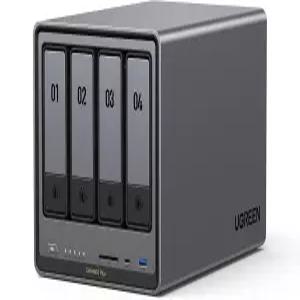 UGREEN NAS DXP4800 플러스 4베이 데스크톱 인텔 펜티엄 골드 8505 5코어 CPU 8GB DDR5 RAM 내장 128G SSD
