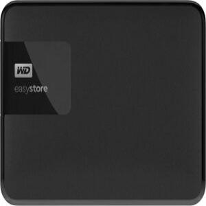 웨스턴 디지털 WD 이지스토어 4TB 외장 USB 3.0 휴대용 하드 드라이브 - 블랙 WDBKUZ0040BBK-WESN