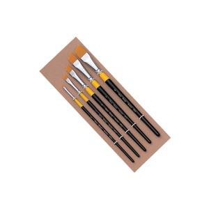 화홍 972 구성붓/디자인붓 5본조 세트(1호,2호,3호,4호,5호), 평모(사선붓), 인조모