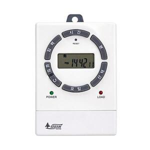서준전기 타이머 SJD-R16 3W 판넬용 1C 접점형 다용도 수정진동자 구동 220V