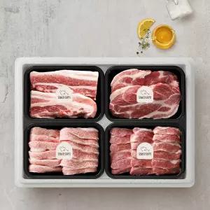 [롯데백화점]인정식탁 한돈 구이세트 3호 1.6kg (삼겹살,목살,항정살,가브리살)