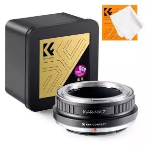 KnF AR-NIK Z 변환 어댑터 코니카 AR 렌즈 - 니콘 Z 바디 _무반사코팅 (뒤캡옵션) Konica AR lens to Nikon Z adapter (cap option)