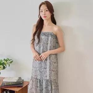 [하프클럽/알콩단잠]빅사이즈 잠옷가운 여성 골프목욕가운 요루쉬폰 샤워