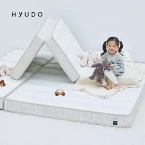 [8월 특별가]휴도 국내생산 아늑한 제주 14cm 허리 포켓스프링 접이식 매트리스 토퍼 바닥매트리스 퀸(Q)