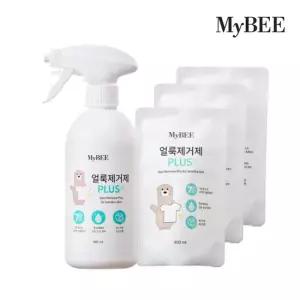 마이비 얼룩제거제 플러스 용기 485ml 1개+리필 400ml 3팩)