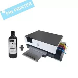 무칩버전 HP 오피스젯 프로 9110b 프린터 무한잉크 1400ml+핀잉크 540ML대용량 검정 1통 hp9110 b8210 8210 후속모델 무선 모바일 프린트 양면 인쇄 