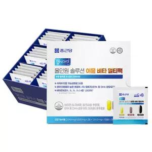 종근당 올인원 솔루션 이뮨 비타 멀티팩 30포 밀크씨슬 오메가3 루테인 G