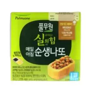 풀무원 순생나또 총 30팩 (2팩x15개) 1485g 혼밥 식단 부모님 건강식 아침대용