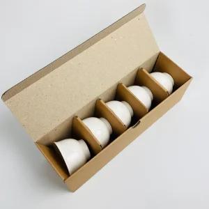백자 아이보리 술잔 소주잔 찻잔세트(5P) 70ml