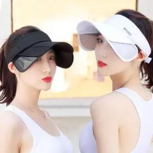 와이드선캡 여성 확장 썬바이저 아웃도어 썬캡 URK-321