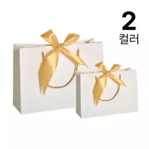 리본 종이가방 종이백/선물상자/쇼핑백(35X30)