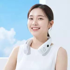 터보에어컨 K039 넥쿨러 목걸이 선풍기 넥밴드 휴대용 LED 6800mAh