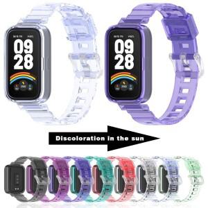 Redmi 밴드 2/3 손목 밴드 팔찌 용 시계 스트랩 Xiaomi Band 8/9 Active 용 SmartWatch Watchband 햇빛 색