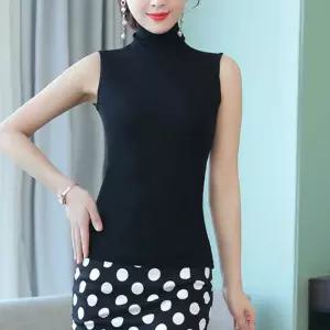 박스티 여름 폴라티 이너 터틀넥 나시 민소매티 슬림핏