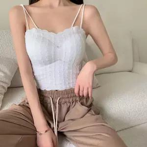 HH-Z34 레이스 캡내장 브라탑 조절끈나시