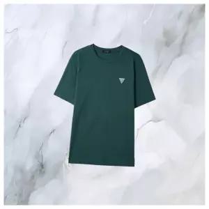 게스 유니 레귤러핏 라운드넥 고무삼각와펜 반팔티 NP2KE401 499912