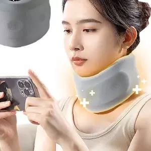 경추 지지 목 받침 쿠션 일자목 자세 교정 목디스크 완화 경추 보호 착용 지지대