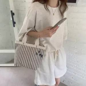 캐주얼 반팔 상하 세트 여성 여름 밴딩 바지 라운드넥 트레이닝 홈웨어 데일리룩 트레이닝복 상하